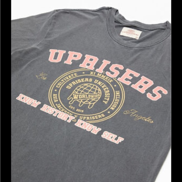 Pacsun Uprisers x Asia Jackson Oversized Tee Shirt L - Picture 1 of 7